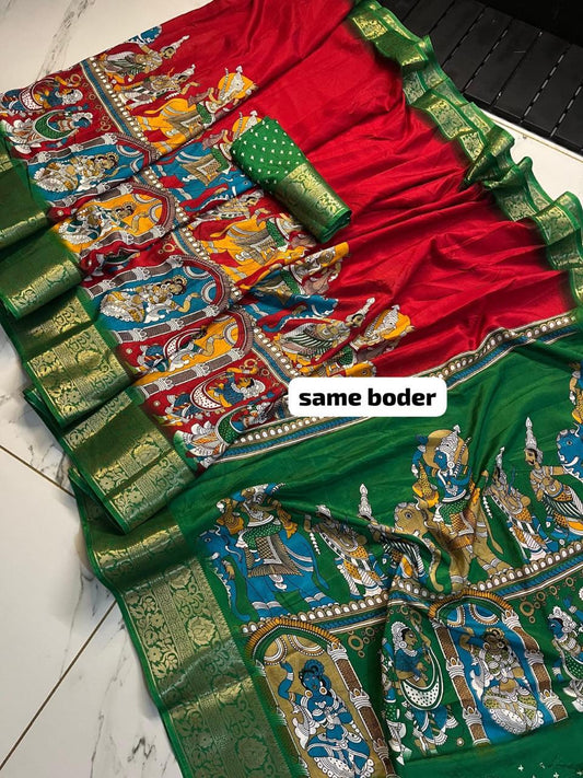 Kalamkari Saree