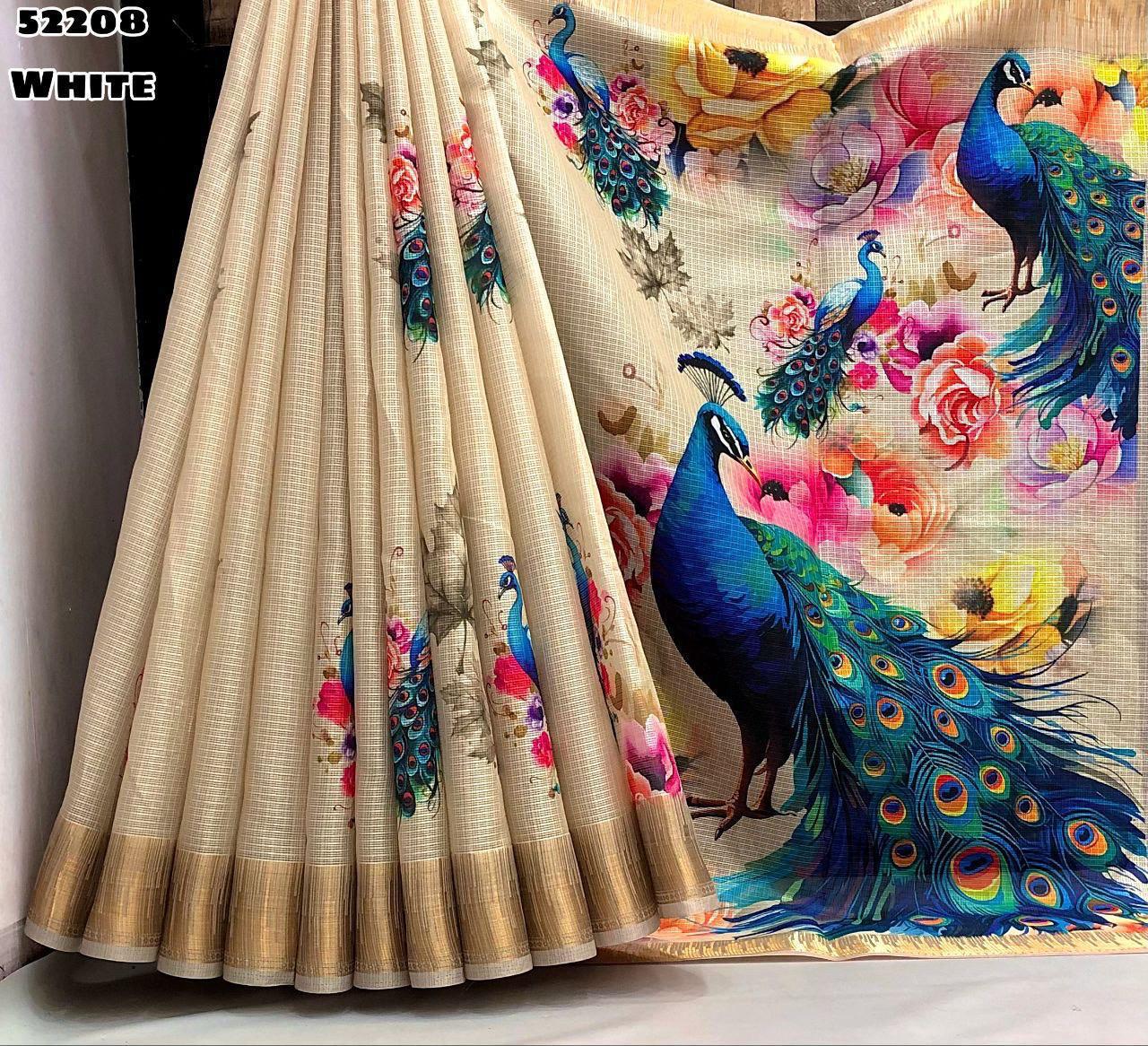 Soft Kota Chex Saree