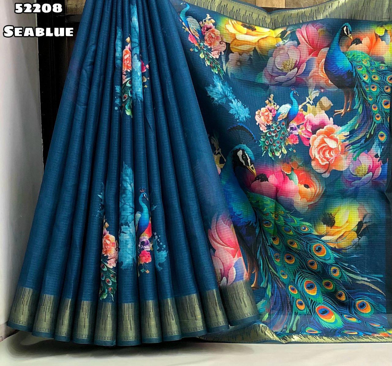 Soft Kota Chex Saree