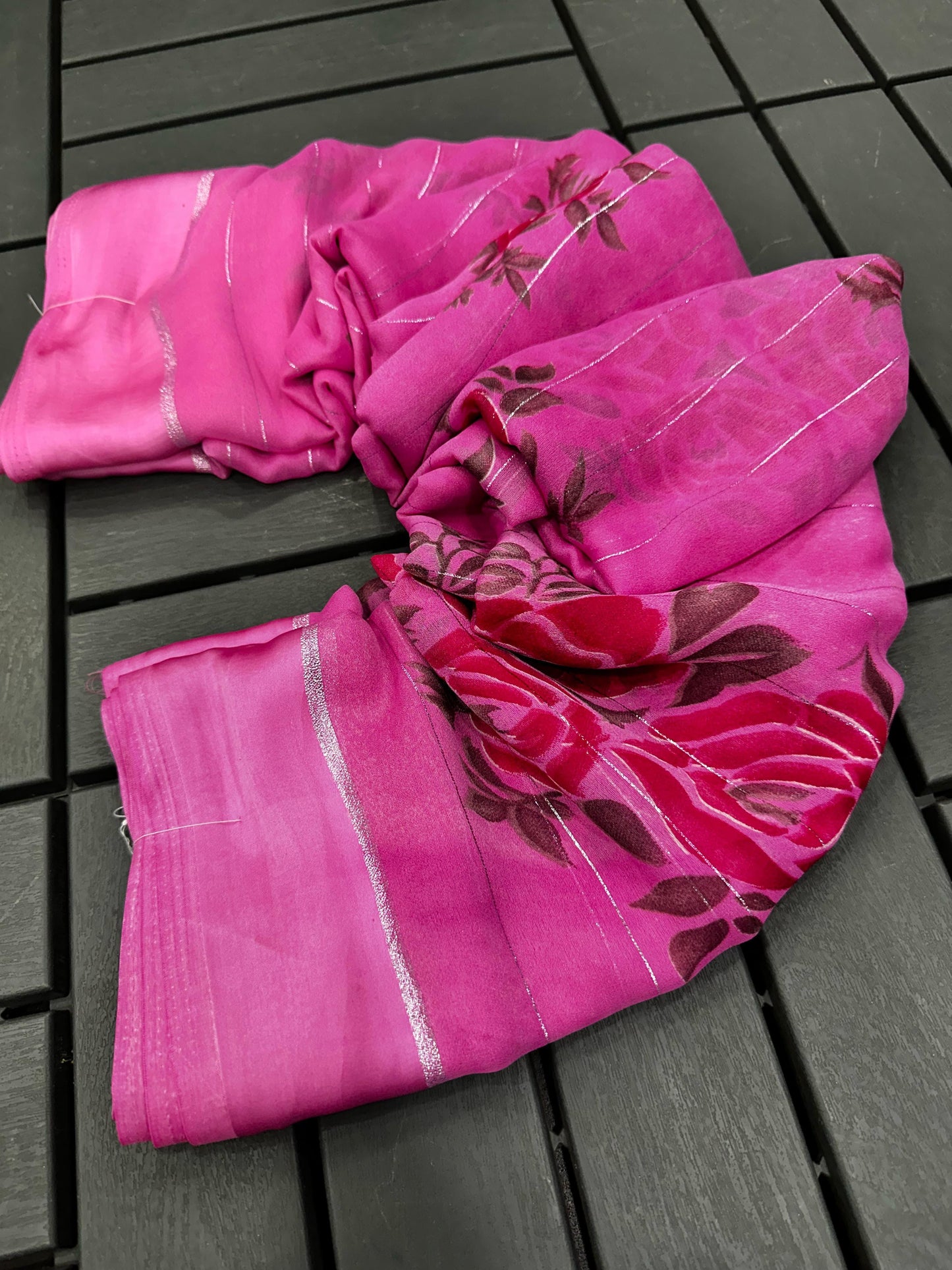 Heavy Georgette Mill Print Saree