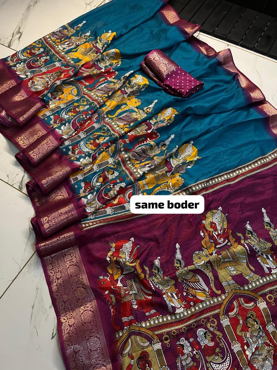 Kalamkari Saree