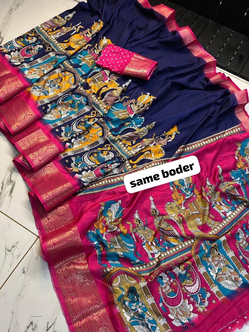 Kalamkari Saree