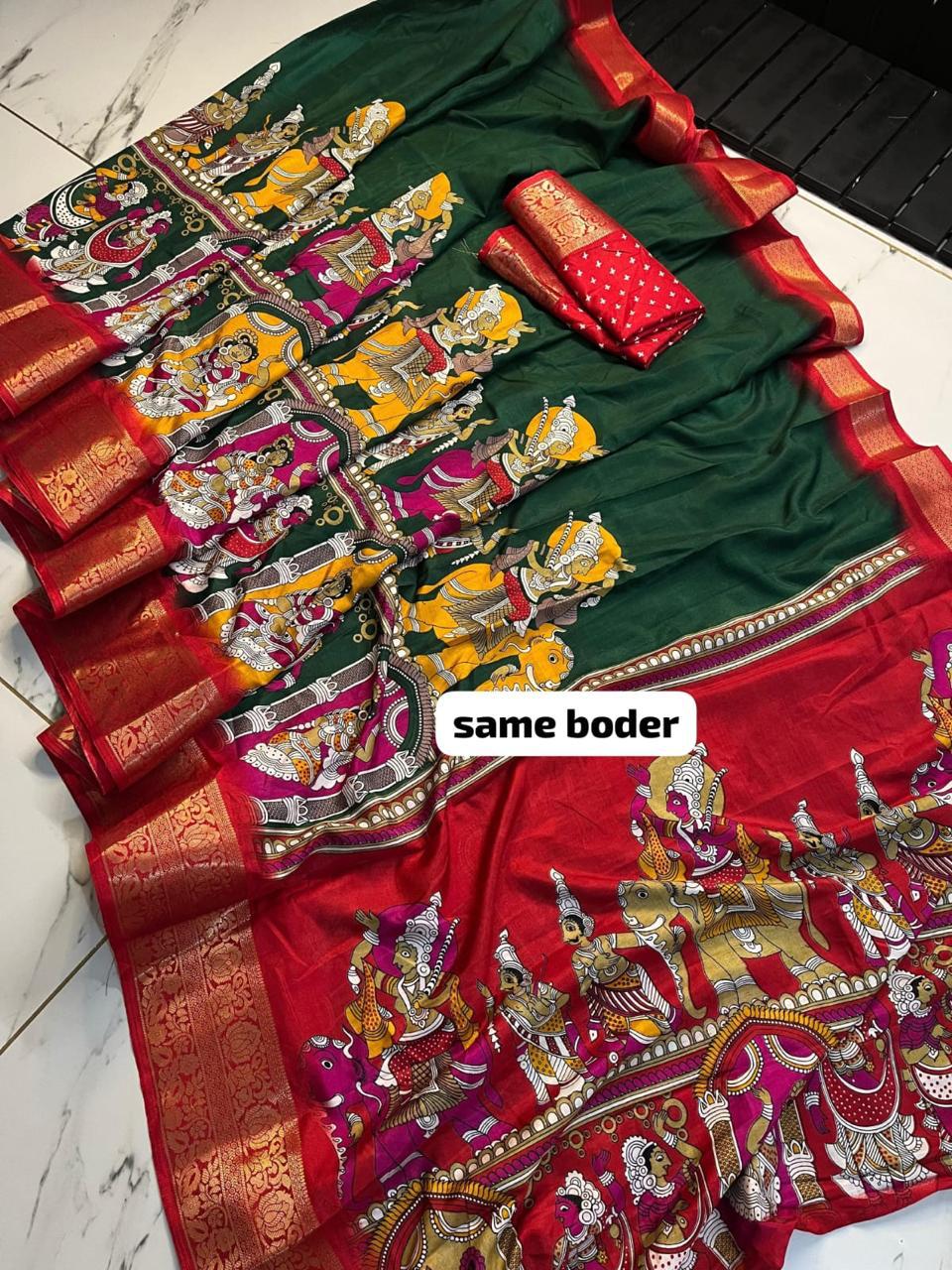 Kalamkari Saree