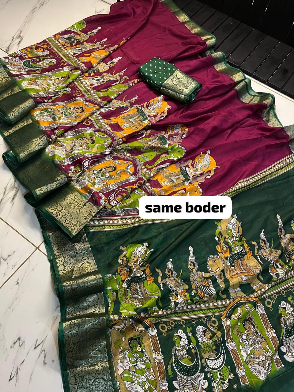 Kalamkari Saree