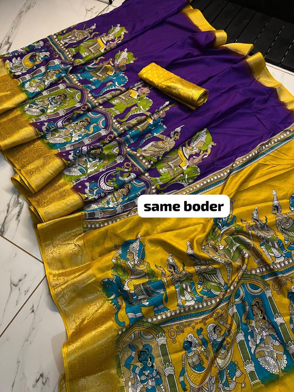 Kalamkari Saree