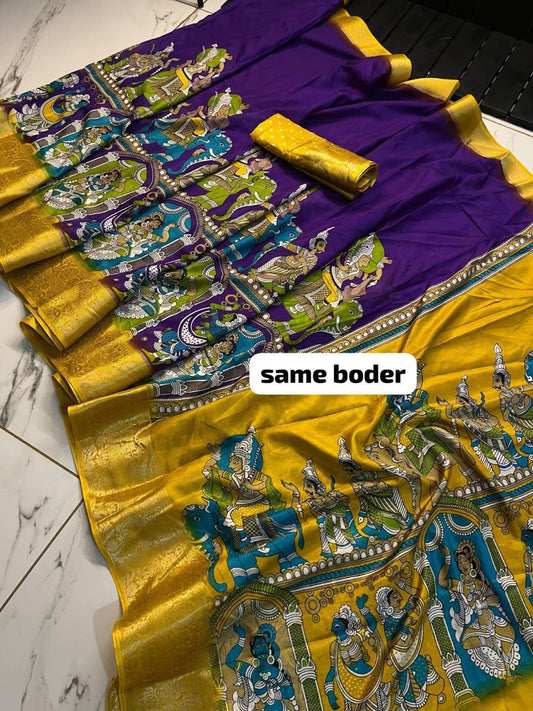 Kalamkari Saree