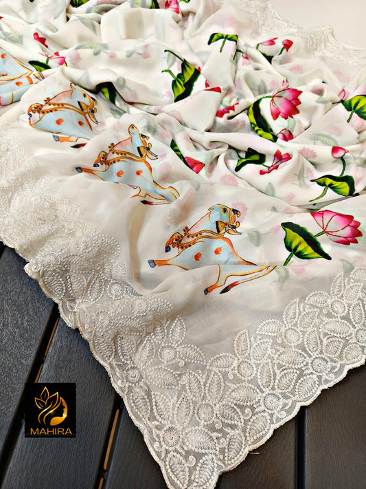 Beautiful Georgette Saree