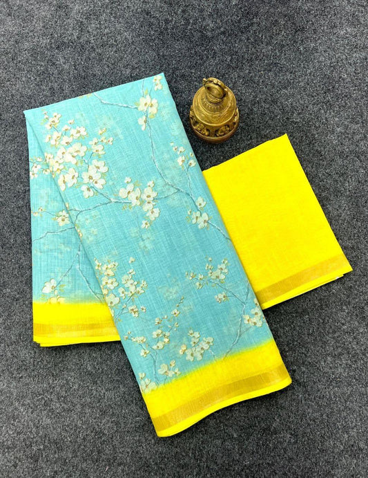 Linen Saree