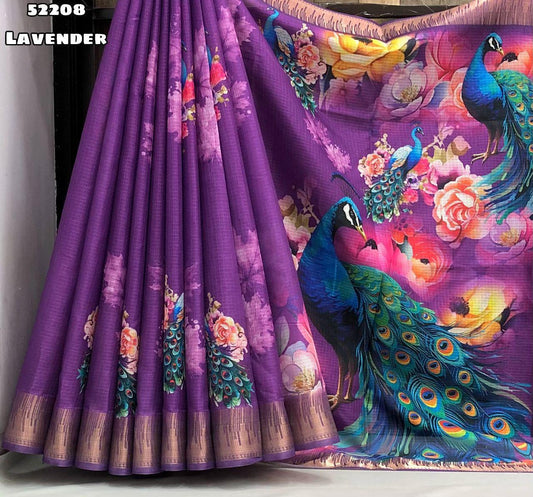 Soft Kota Chex Saree