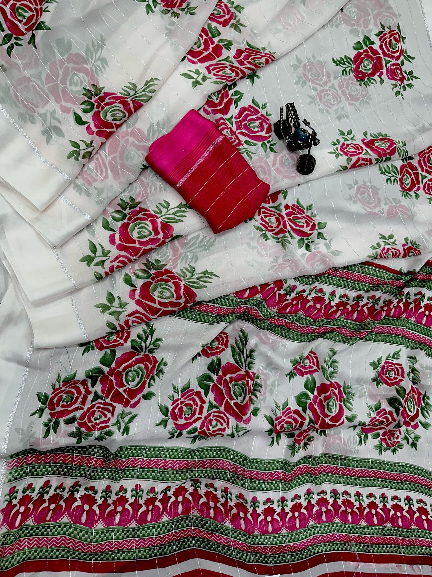 Heavy Georgette Mill Print Saree