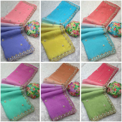 Chiffon Crush Saree